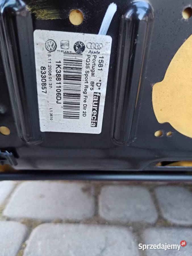 VW EOS FOTELE KANAPA SKÓRA KOMPLET 2006r dolnośląskie Bolesławiec sprzedam