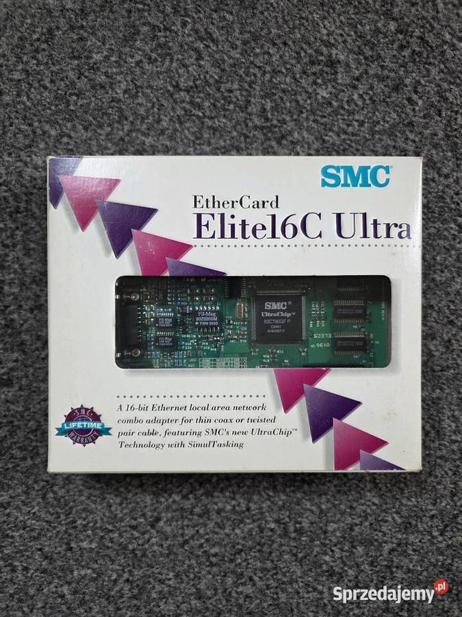 SMC EtherCard Elite16C Ultra BOX NOWA NOS ISA Sokółka