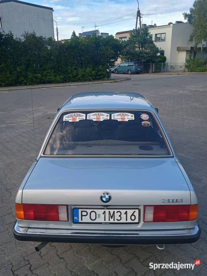 BMW E30 316 1983r oryginał manualna Samochody osobowe