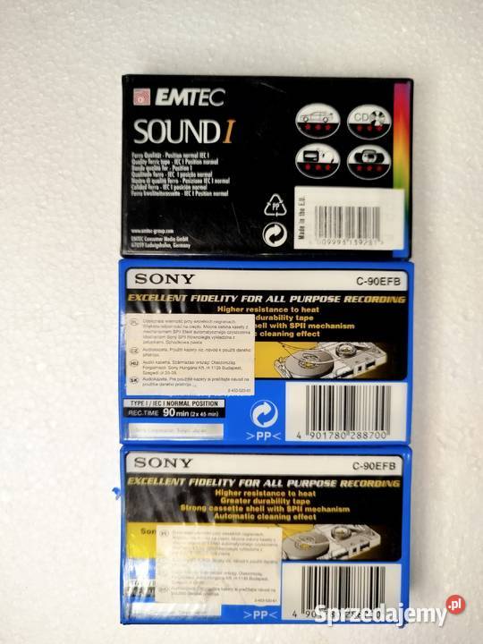 Kasety Magnetofonowe nowe 3 łódzkie Zgierz