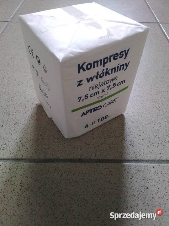 Kompresy niejałowe z włókniny 75x75 Tarnowo Podgórne