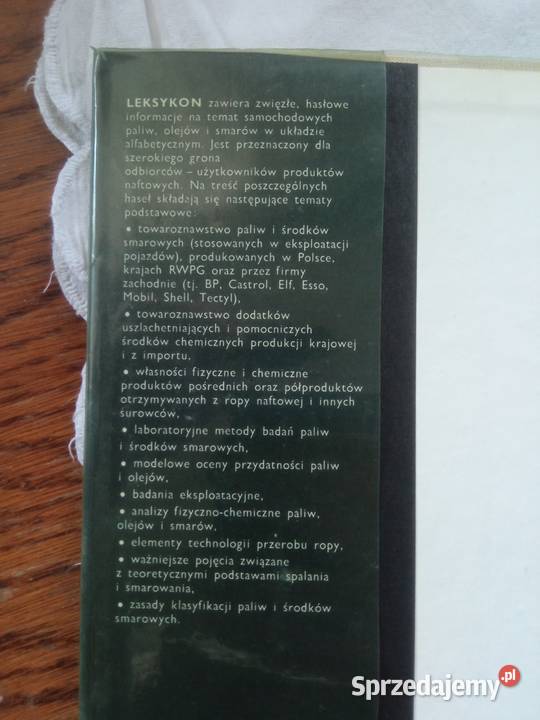 Leksykon paliwa oleje smary Szczecin