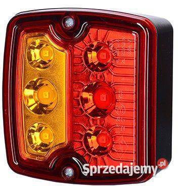 Lampa tylna zespolona LED kwadratowa 1224V Kamionna