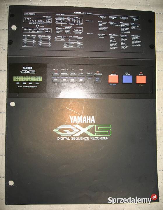Yamaha QX5 Digital Sequence Recorder broszura Kępice