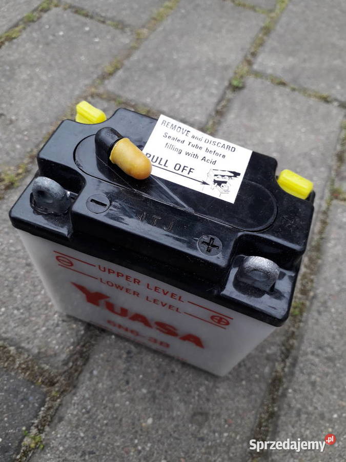 Akumulator motocyklowy Yuasa 6N63B mazowieckie Warszawa sprzedam