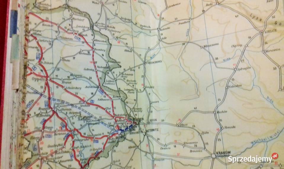 Hallwag Autofhrer von Deutschland 193738 mazowieckie Warszawa sprzedam