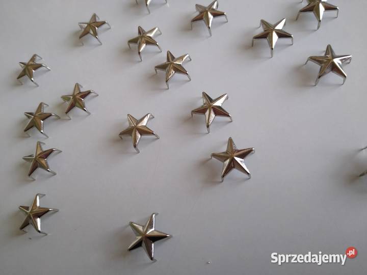 Ćwieki Metalowe w kształcie Gwiazdki Gwiazdka pomorskie Gdańsk sprzedam