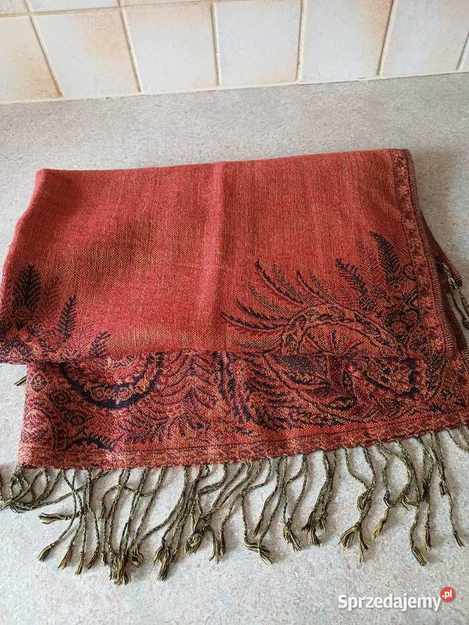 duży szal pashmina sprzedam