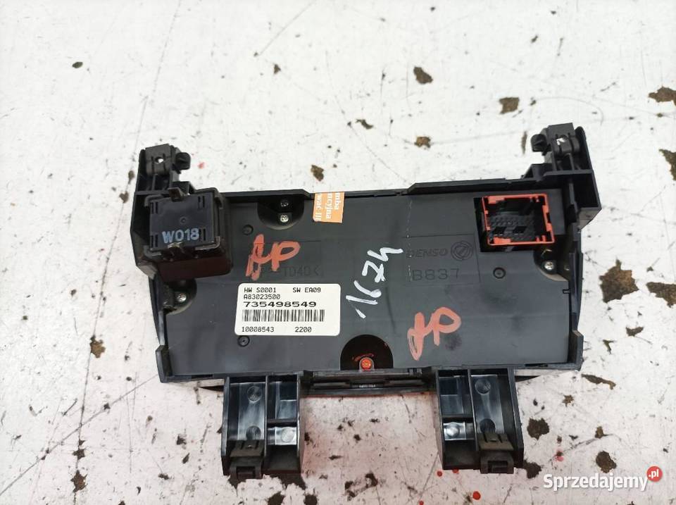 PANEL NAWIEWU 735498549 Fiat Doblo II 2009 Motoryzacja