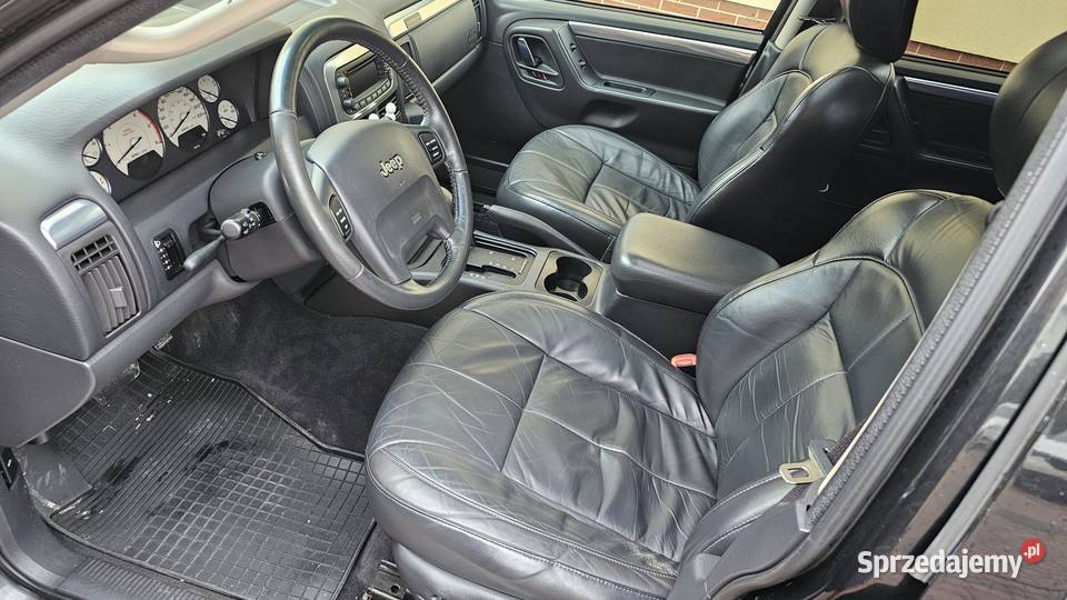 Jeep Grand Cherokee II 27CRD 4x4 Reduktor 2004 czarny podkarpackie Zarszyn