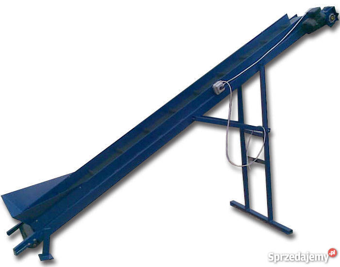 TASMOCIĄG PRZENOŚNIK TAŚMOWY Z ZABIERAKAMI 6M Radomsko