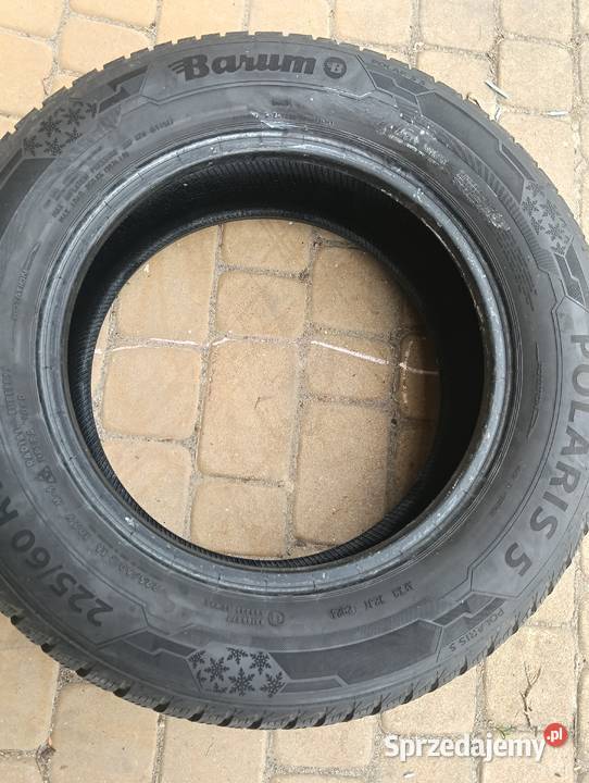 4 opony 22560 R16 V XL Barum zimowe