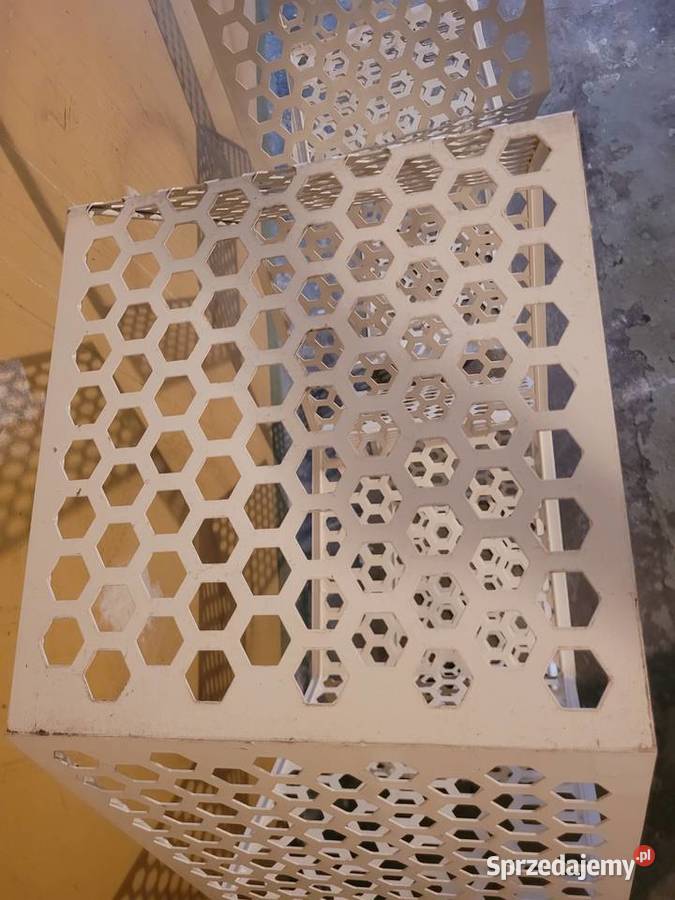 Metalowe półki półka heksagon LOFT biały plaster Katowice