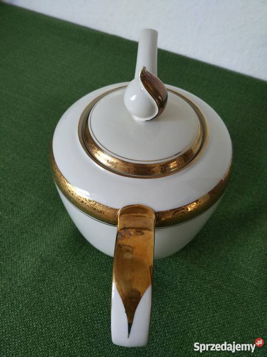 Piękny dzbanek Alka Kunst Kronach Masion złocony sprzedam