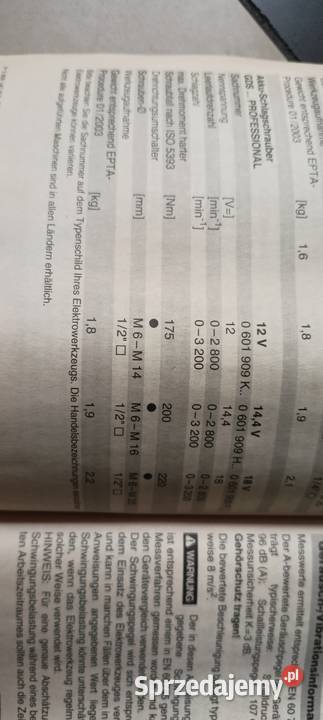 Bosch GDS 144v Profesional klucz udarowy 200NM Sędziszów