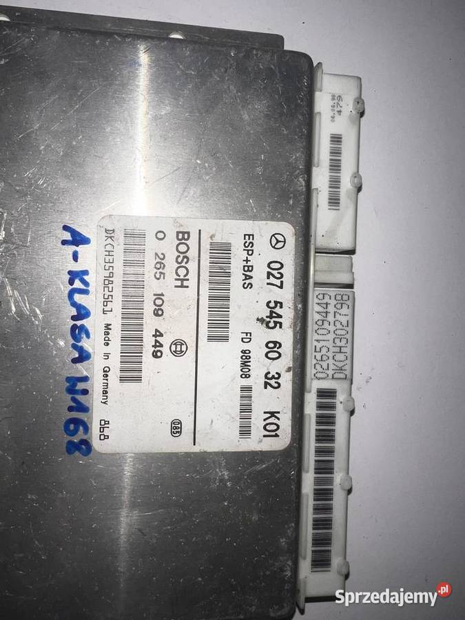 sterownik esp mercedesbenz aklasa w 168 Ostrów Wielkopolski