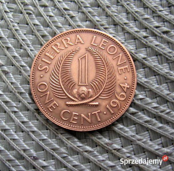 Sierra Leone 1 Cent 1964r Ładna Numizmatyka Kalisz