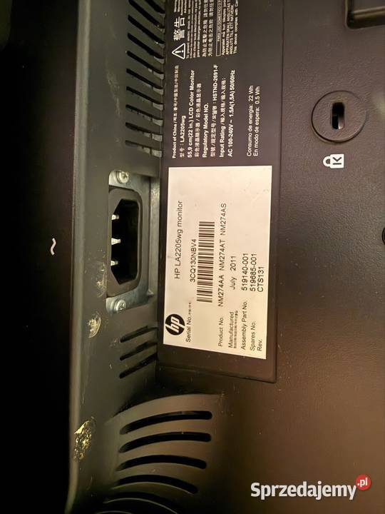 Monitor HP LA2205wg 22" sprzedam