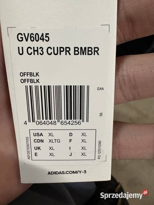 Y3 U CH3 CUPR BMBR Warszawa