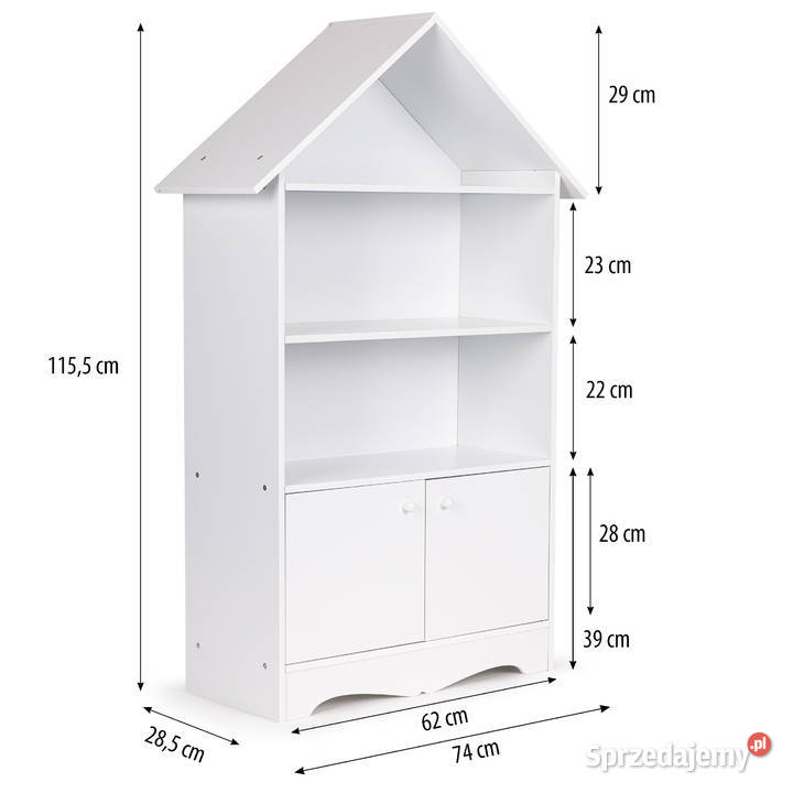 Regał szafka domek na zabawki dzieci opolskie Smogorzów