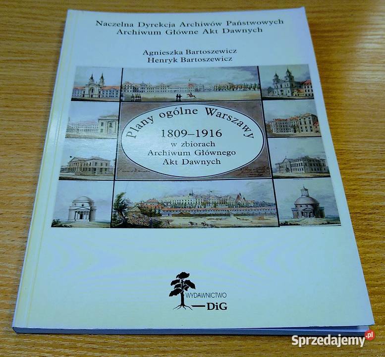 Plany ogólne Warszawy 18091916 w zbiorach historia, archeologia Gdańsk