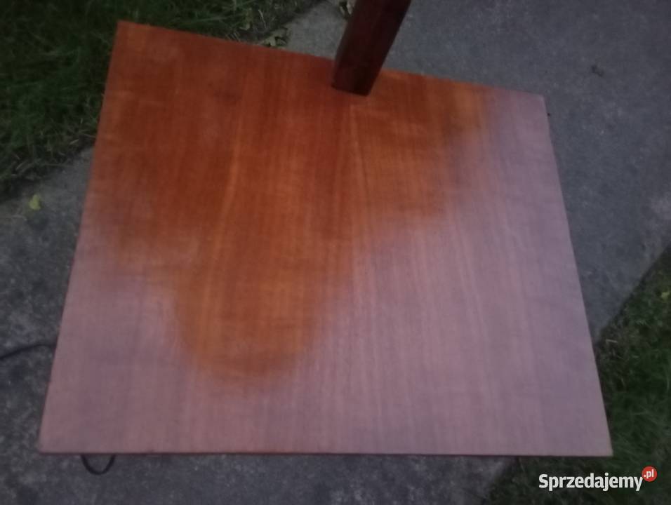 Lampa stojąca 148 PRL Vintage Stolik Gazetnik Poznań