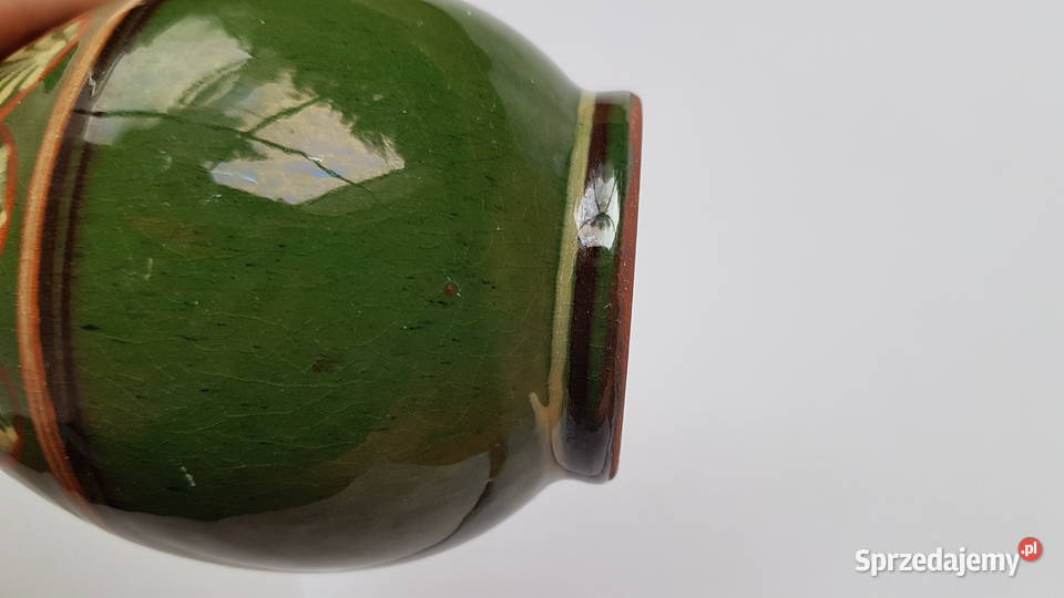 Ceramiczny wazon wazonik Łysa Góra ceramika PRL Dąbrowa Górnicza sprzedam