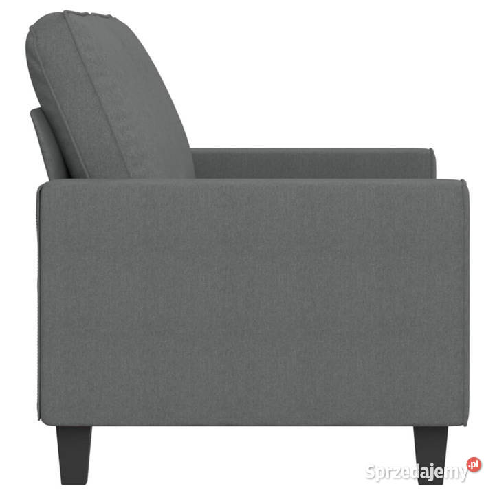 Sofa 2osobowa ciemnoszara 140 tapicerowana mazowieckie Warszawa