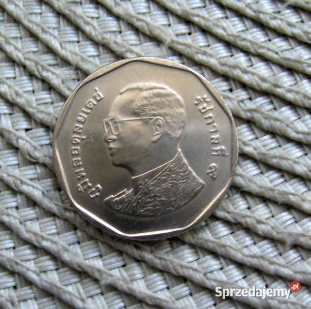 Tajlandia 5 Baht 2009r Ładna Kalisz