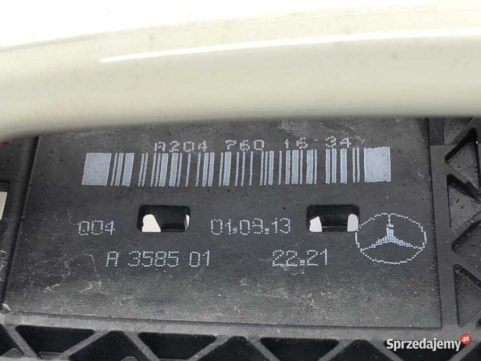 KLAMKA ZEWNĘTRZNA PRAWY PRZÓD MERCEDES W246 osobowe