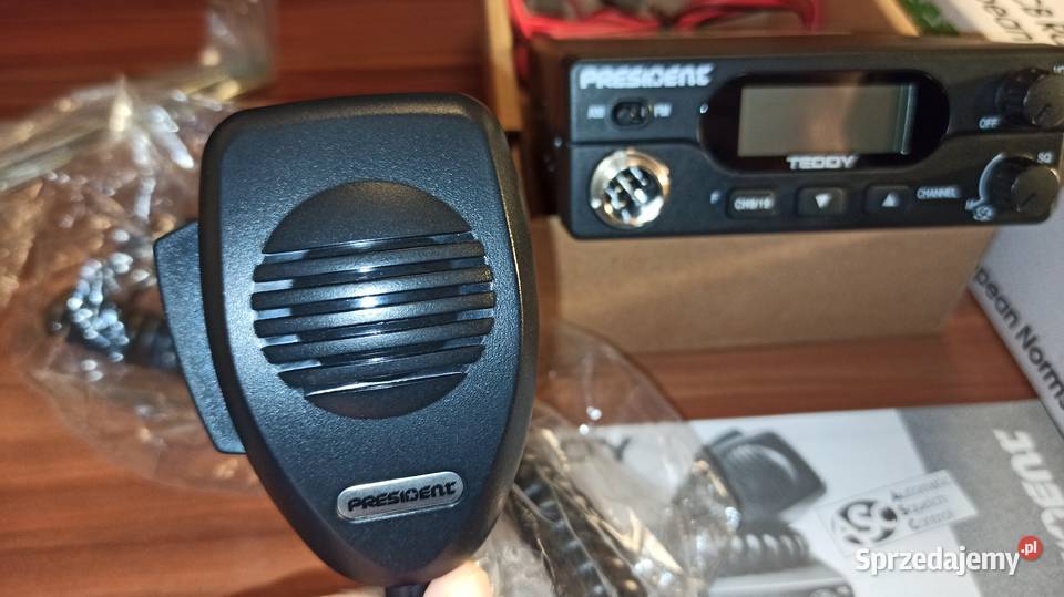 CB radio President Teddy ASC nowe nigdy President Piotrków Trybunalski sprzedam
