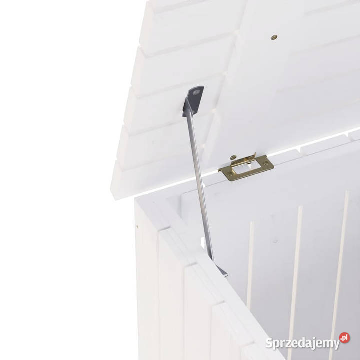 Kosz na pranie RANA z kółkami biały 45x45x64