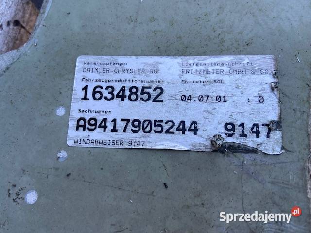Spoiler Kabiny Owiewka Actros MP2 MP3 LS ciężarowe Karoseria lubuskie