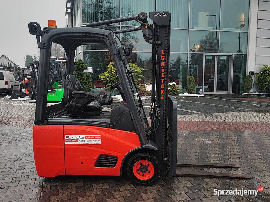 Wózek widłowy elektryczny Linde E16C 16 t duplex Wózki widłowe Kęty