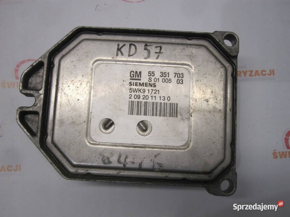 OPEL ASTRA CORSA ZAFIRA moduł sterownik ECU