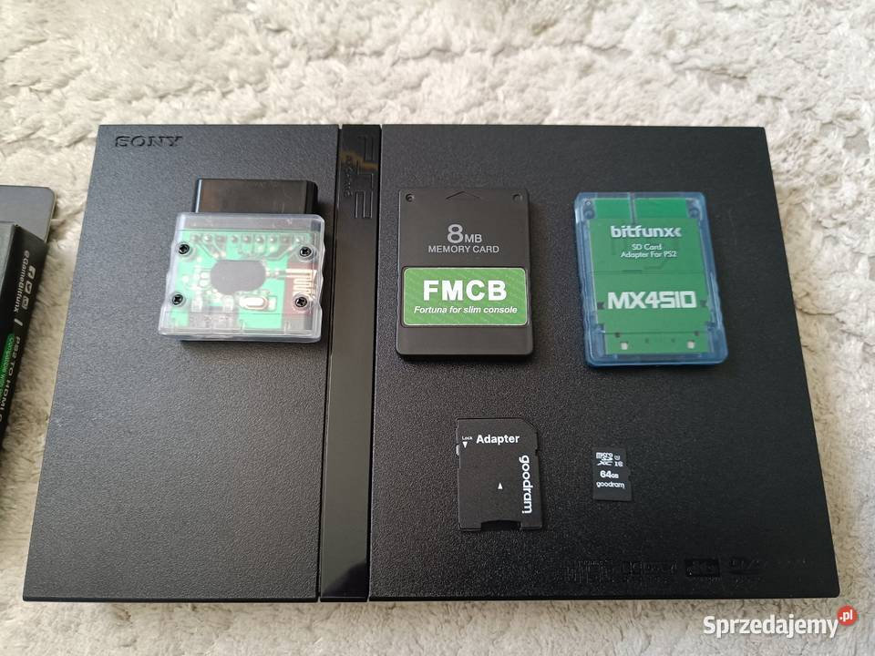 Konsola Sony PlayStation 2 Slim SCPH77003 2 FMCB Sony Playstation 2 Pruszków