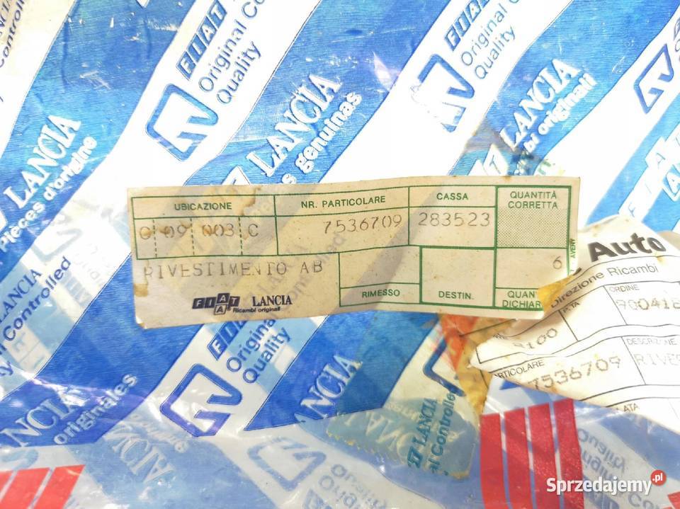 POSZYCIE SŁUPKA B LEWE FIAT UNO 8995 ORYGINAŁ Drzwi