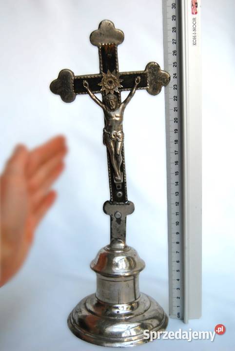 Stara ręcznie wykonana płaskorzeźba z głową Pana