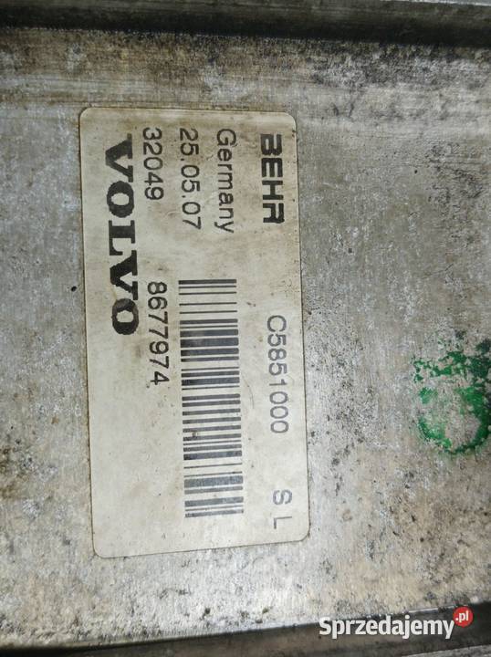 CHŁODNICA OLEJU 8677974 29 24V Volvo S80 I Chłodnice oleju