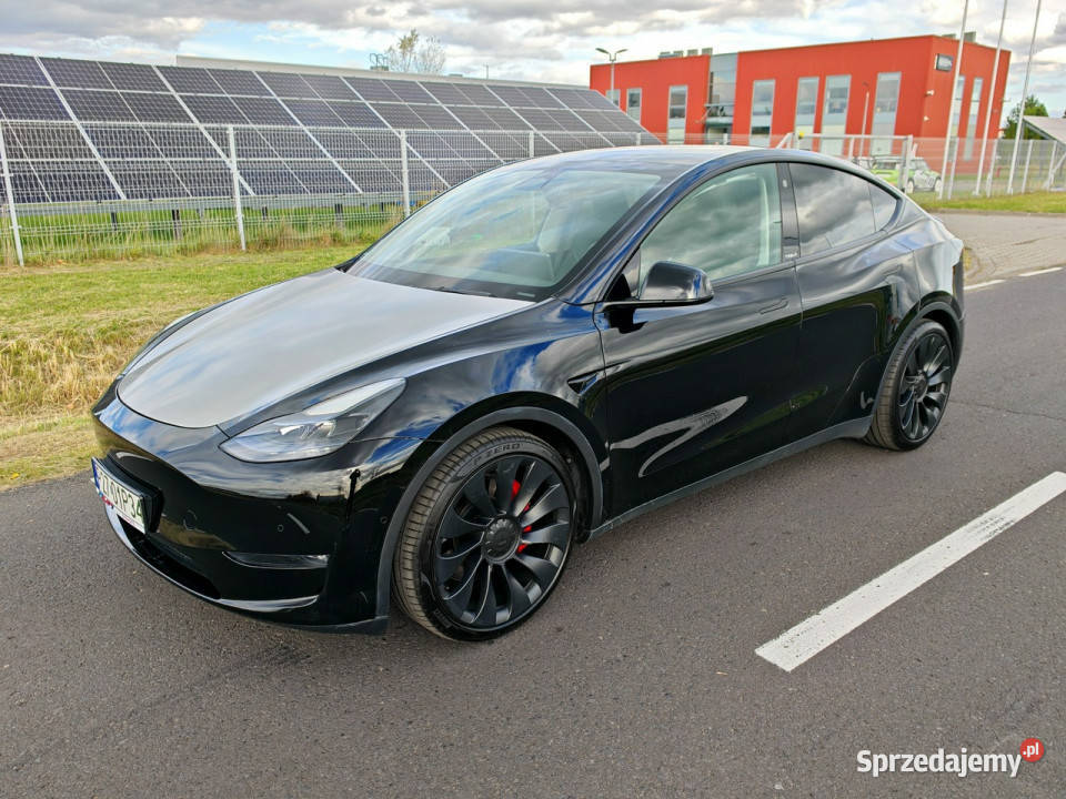 Tesla Y Performance AWD 534 wersja europejska z autoalarm Tesla Niepruszewo sprzedam