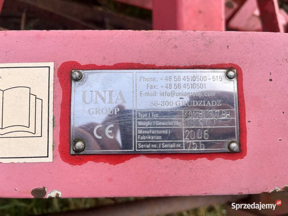 Sprzedam agregat Unia kombi 37 m Bęczyn