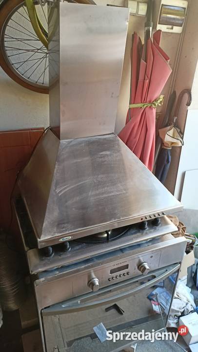 Zestaw piekarnik plus płyta gazowa Ariston okap śląskie Ruda Śląska