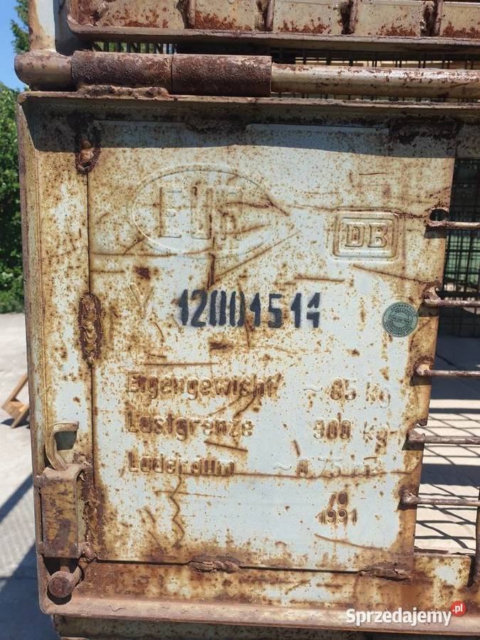 Pojemnik siatkowy 124x84x97 kosz druciany Magazynowanie