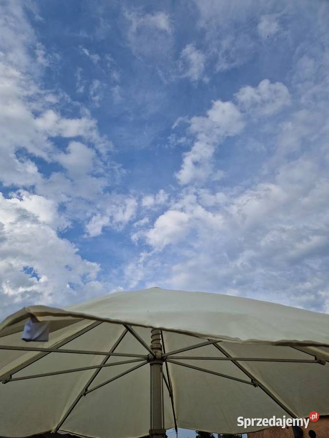 PARASOL OGRODOWY Okrągły 35x 35m SOLIDNY Ogród Głogowa sprzedam