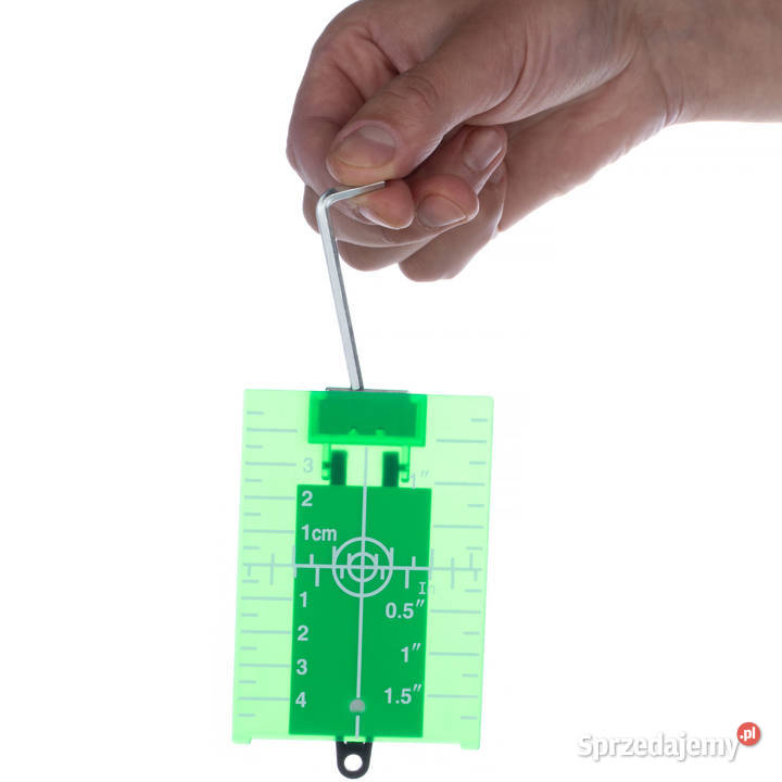Tarcza do Poziomicy Laserowej Zielona 10 x 7 małopolskie sprzedam
