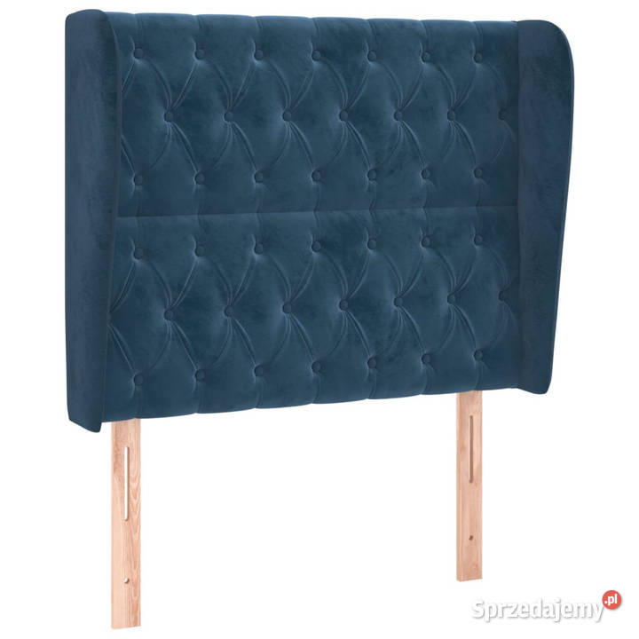 Zagłówek uszak ciemnoniebieski 93x23x118128 Warszawa