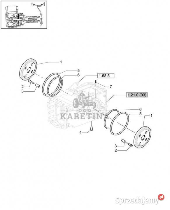 Holland T6010 T6070 Tarcza hamulcowa 5191495 Jastrzębniki