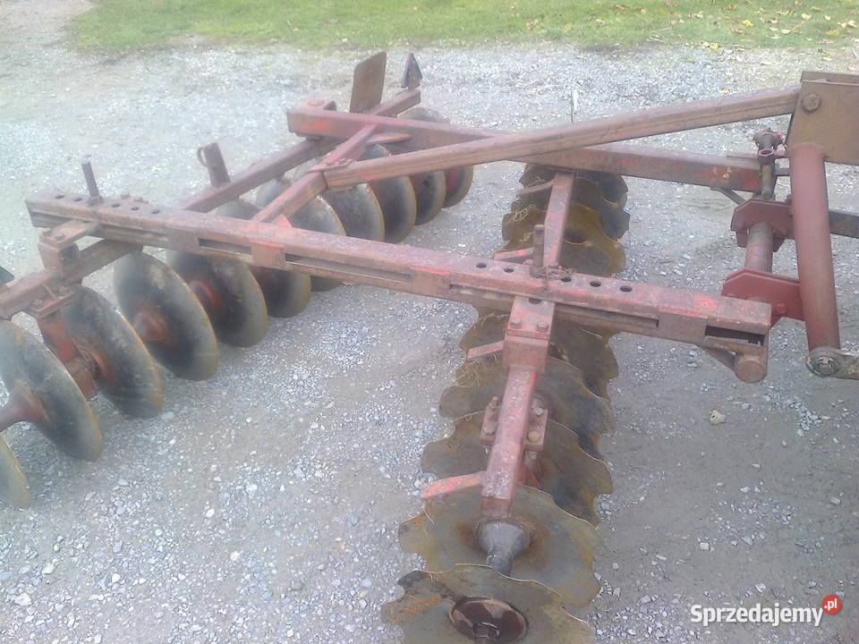 pługi 34 brona talerzowa nieuszkodzony Wohyń