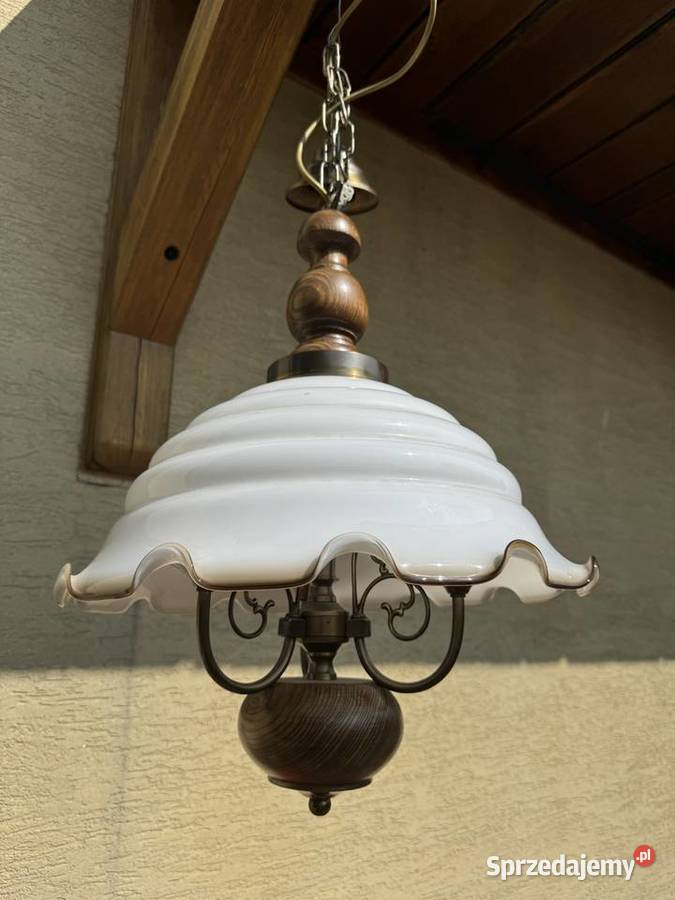 Lampa wisząca stylowa żyrandol świeczkowy zwis Garwolin