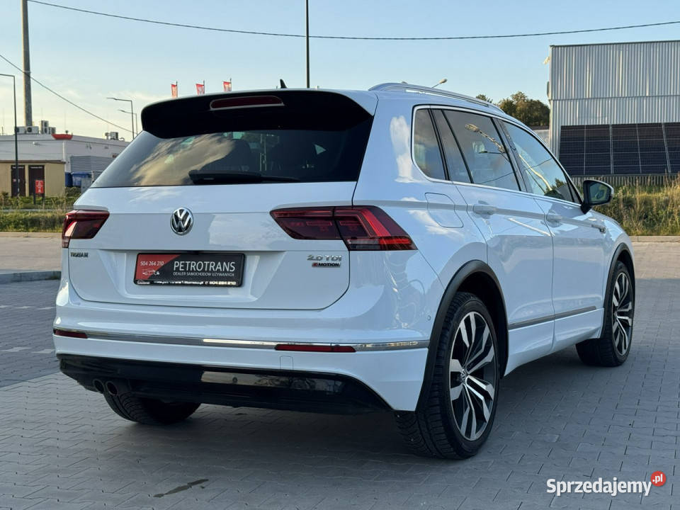 Volkswagen Tiguan 20 TDI 150 RLINE 4Motion kurtyny powietrzne warmińsko-mazurskie